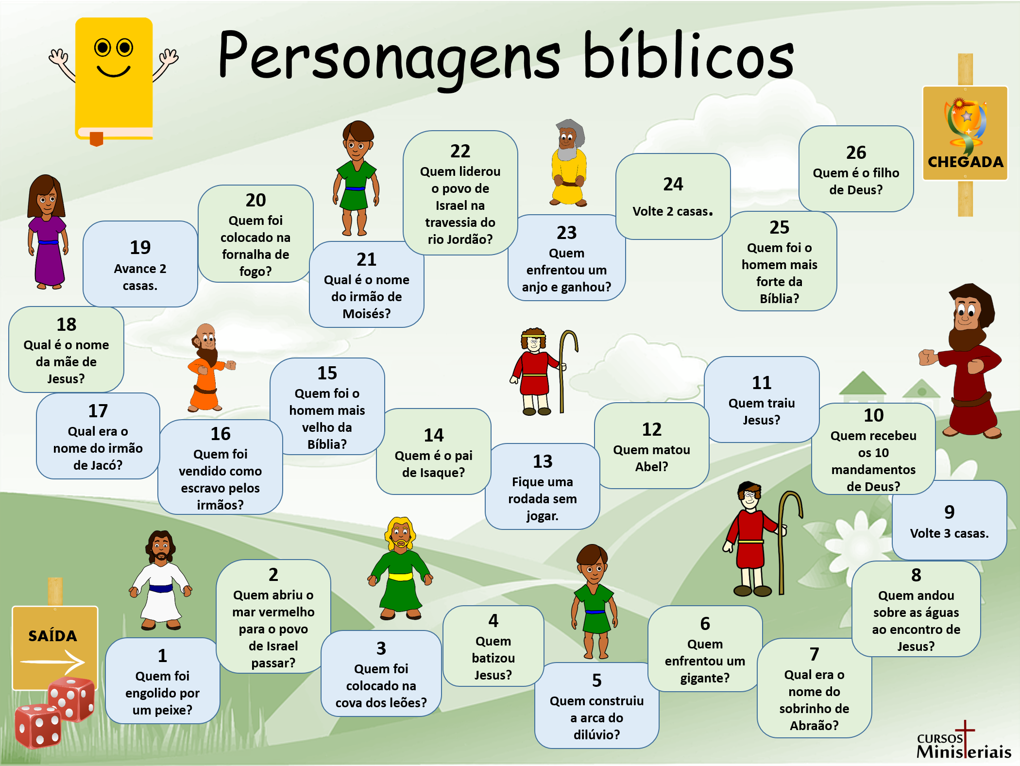 Dinâmicas e brincadeiras bíblicas para crianças